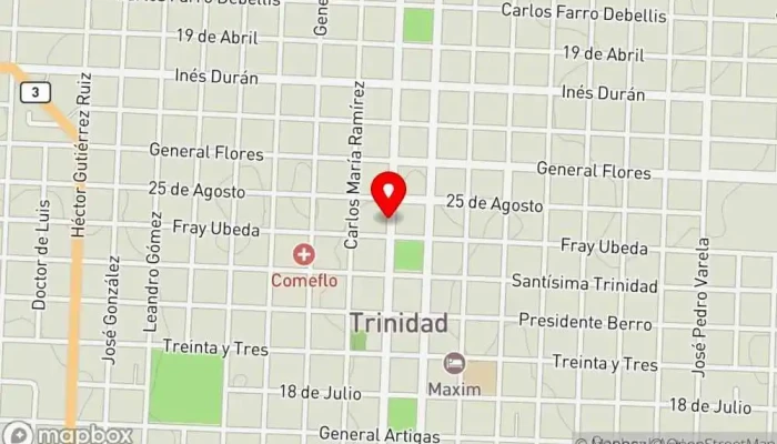 mapa de Cerveceria Qbeer Bar en Trinidad