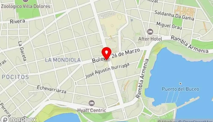 mapa de Cerveza Patagonia - Refugio WTC Cervecería, Cervecería artesanal en Montevideo