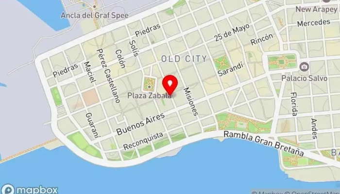 mapa de che.co.ffee Cafetería en Montevideo