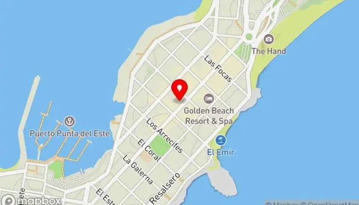 mapa de Chill Out Resto Restaurante en Punta del Este