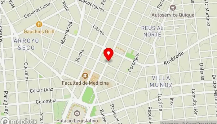 mapa de Chin Chin Bar de tapas en Montevideo