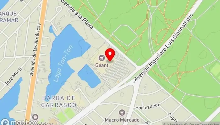 mapa de Chippotle's Restaurante de comida rápida en Ciudad de la Costa