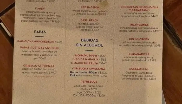 Chivipizza:  Menu - Restaurante de comida rápida