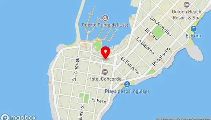 mapa de Chivipizza Puerto de Punta del Este Pizzería, Restaurante en Punta del Este