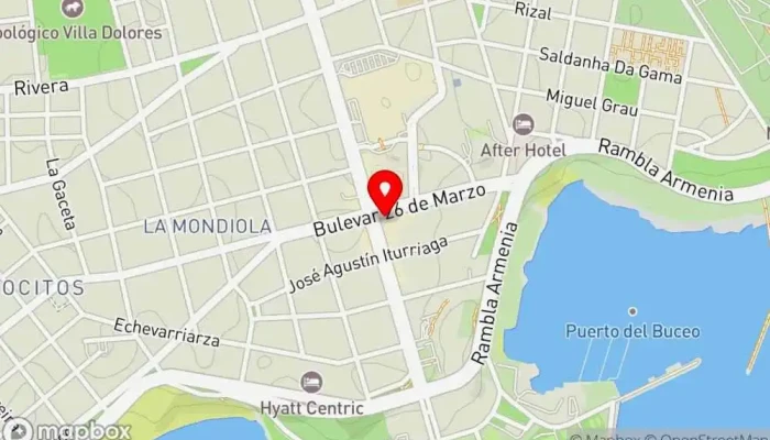 mapa de Chiviteria Marcos Restaurante de comida rápida, Servicio de comida a domicilio en Montevideo