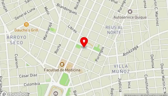 mapa de Chivitos Lo de Pepe Restaurante de comida rápida en Montevideo