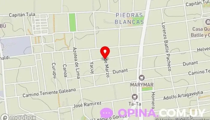 mapa de Cholita Casa rural en Montevideo