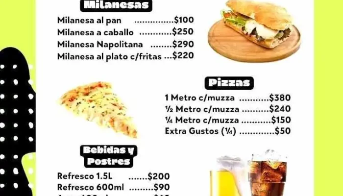 Cibo Empanadas:  Menu