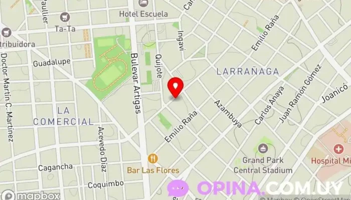 mapa de CIC Servicio - Papeles & más Papelería, Proveedor de productos de limpieza, Mayorista de artículos para la higiene en Montevideo