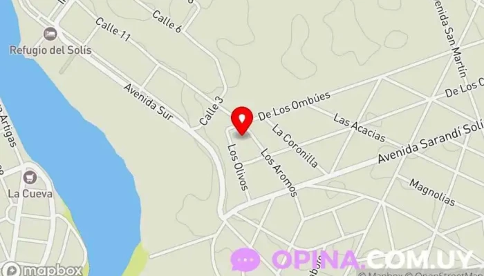 mapa de Cielo Tierra Escuela de aikido en La Floresta