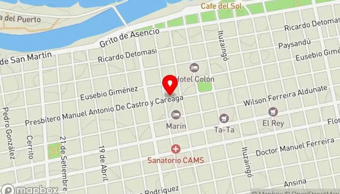 mapa de Circulo Policial Mercedes Restaurante en Mercedes