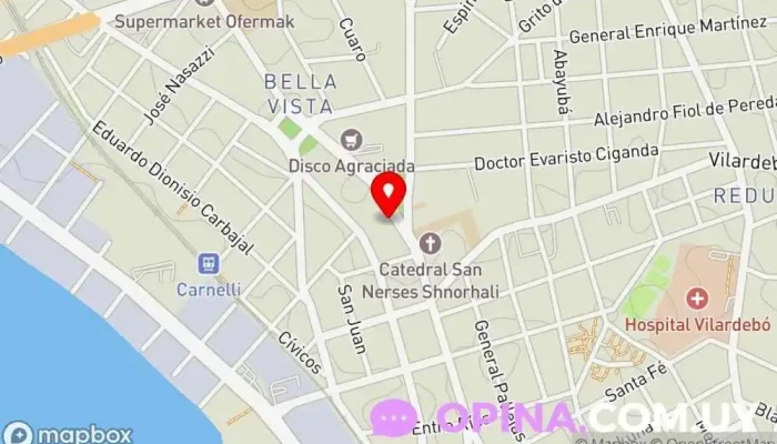 mapa de Citadino Prado Agentes inmobiliarios, Edificio de apartamentos en Montevideo