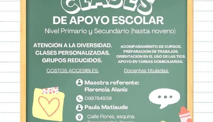 Clases De Apoyo Escolar -  Del Propietario - Progreso
