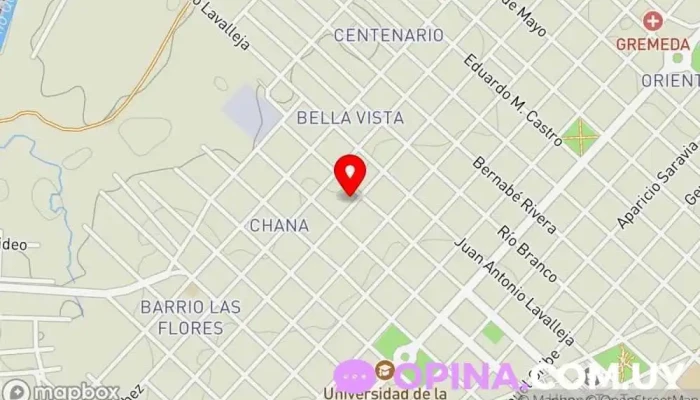 mapa de Clases de danza árabe Escuela en Artigas