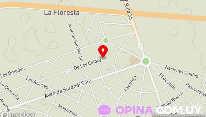 mapa de Clases de Guitarra Profesor de guitarra en La Floresta