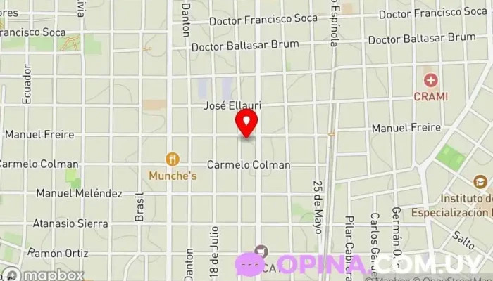 mapa de clases de italiano Colegio concertado en Las Piedras