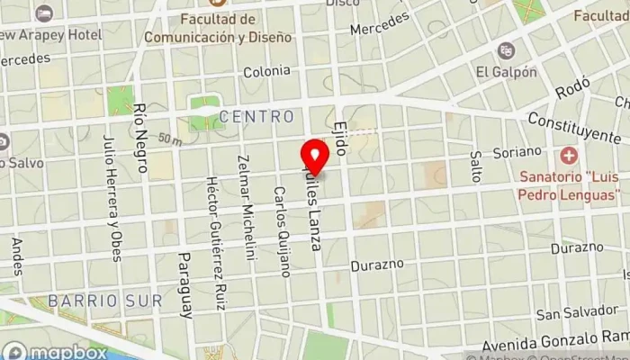 mapa de Clash city rockers Bar Bar en Montevideo