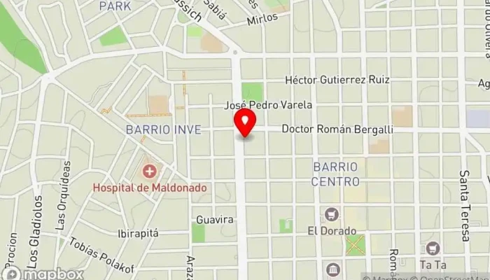 mapa de Classic Parrillada Parrilla en Maldonado