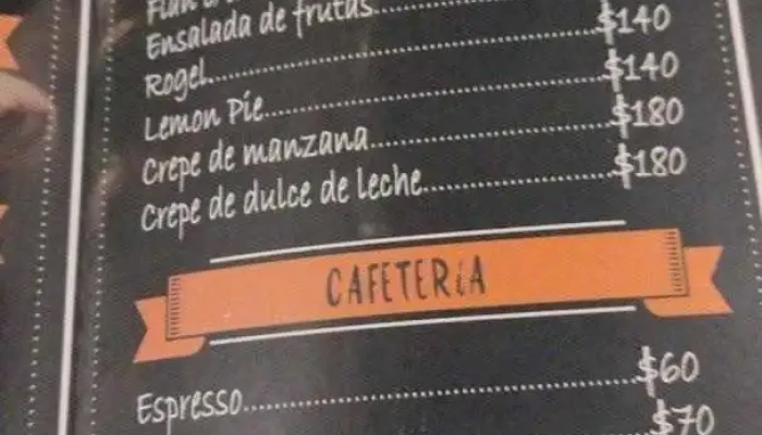 Clemente Resto Bar:  Menu - Restaurante