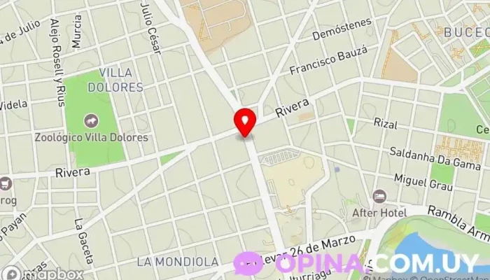 mapa de Clínica Berro Clínica dental en Montevideo