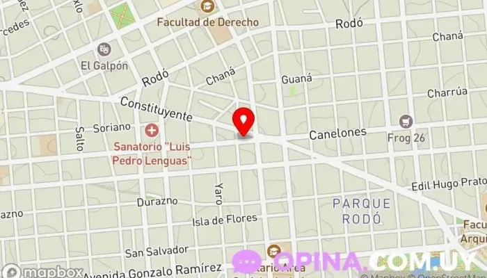 mapa de Clínica Conde Dental Clínica dental en Montevideo