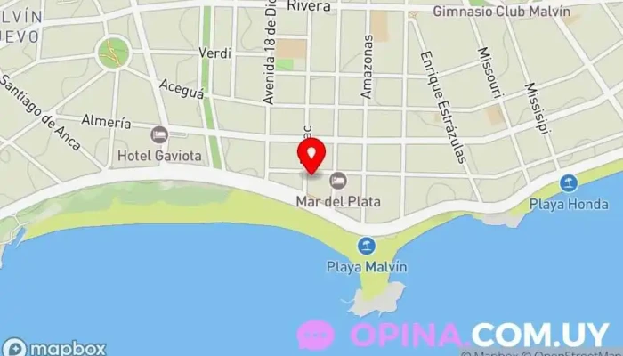 mapa de Clínica del Doctor Mazza Clínica especializada en Montevideo