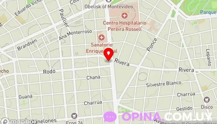 mapa de Clínica Dental MiO Brackets Montevideo Clínica dental en Montevideo