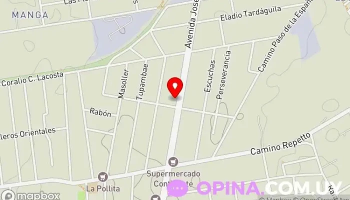 mapa de Clinica dental RG Centro de salud comunitario, Dentista en Montevideo