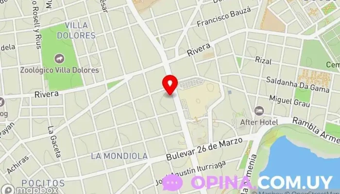 mapa de Clínica dermahealth Clínica dermatológica, Médico, Spa en Montevideo