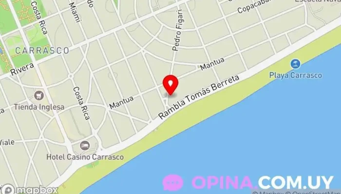 mapa de Clínica Dermatológica Essence Clínica dermatológica en Montevideo