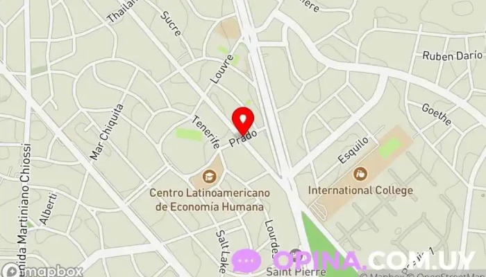 mapa de Clinica Dr. Odizzio Clínica dental en Punta del Este