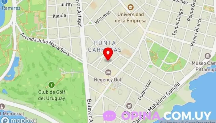 mapa de Clínica Erben Clínica dental, Esteticista, Dentista cosmético, Dentista, Cirujano maxilofacial, Ortodoncista en Montevideo