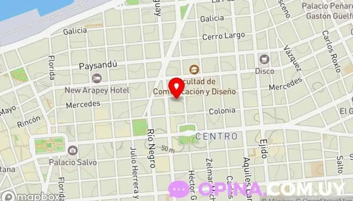 mapa de Clinica La Oportunidad Clínica psiquiátrica en Montevideo