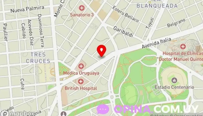 mapa de Clínica Morena | Odontología Dentista, Dentista cosmético, Clínica dental, Servicio de urgencias dentales, Endodoncista, Dentista infantil en Montevideo