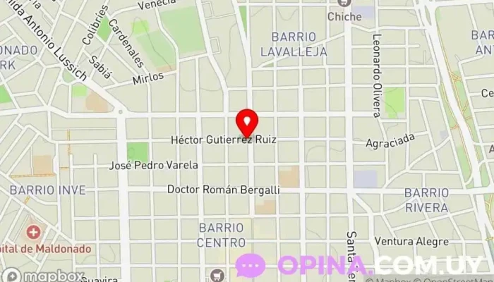 mapa de Clinica Smile+ Dentista en Maldonado