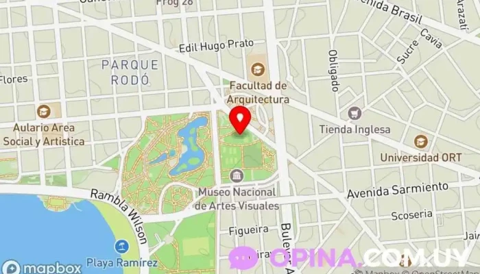 mapa deClínica de medicina deportiva Clínica Veintiuno en Montevideo mapa de Clínica Veintiuno Clínica de medicina deportiva en Montevideo