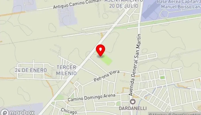 mapa de Club Colón Gimnasio en Montevideo