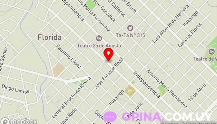 mapa de Club de Inglés Florida Centro de aprendizaje en Florida