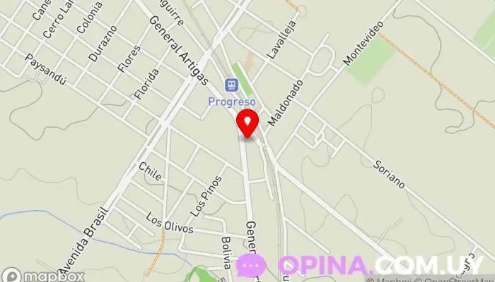 mapa de Club de leones Progreso Salón para eventos en Progreso