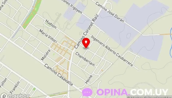 mapa de Club Social y Deportivo Uruguay Peñarol Club deportivo, Bar deportivo en Montevideo