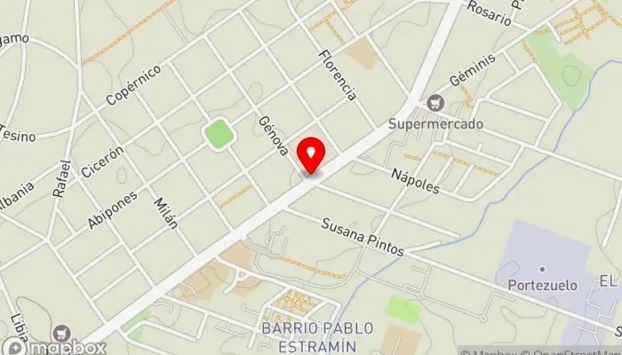 mapa de Cno. Maldonado y Genova  en Montevideo