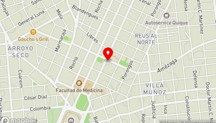 mapa de Cocoricó Restaurante de comida rápida en Montevideo