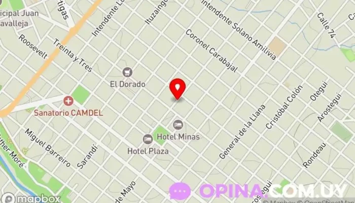 mapa de Colegio Bilingüe de Minas Colegio bilingüe en Minas