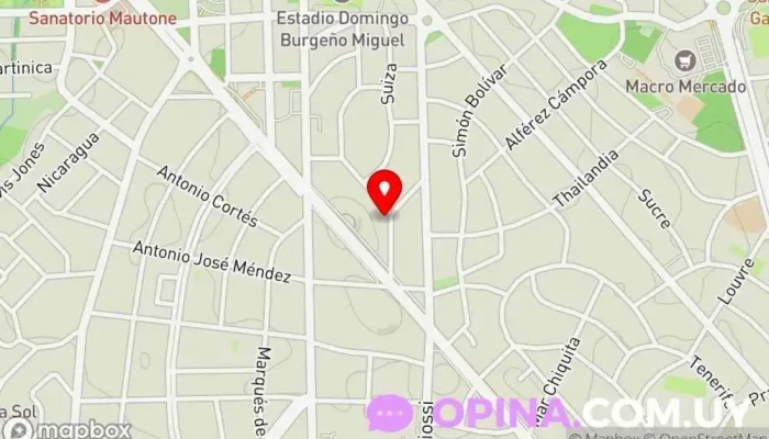 mapa de Colegio IBS Escuela en Maldonado