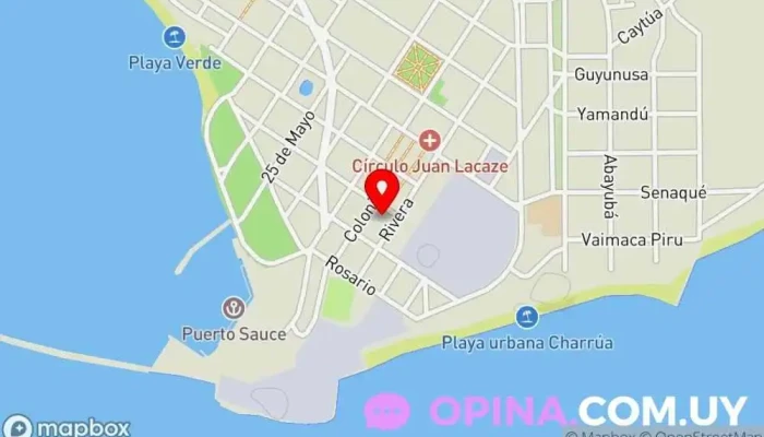 mapa de Colegio María Auxiliadora Colegio religioso en Juan L. Lacaze