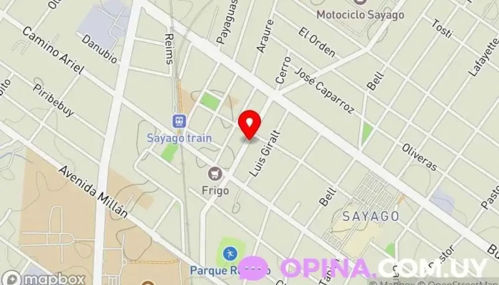 mapa de Colegio Ntra. Sra. del Perpetuo Socorro y Liceo Madre Ana Centro de educación preescolar en Montevideo