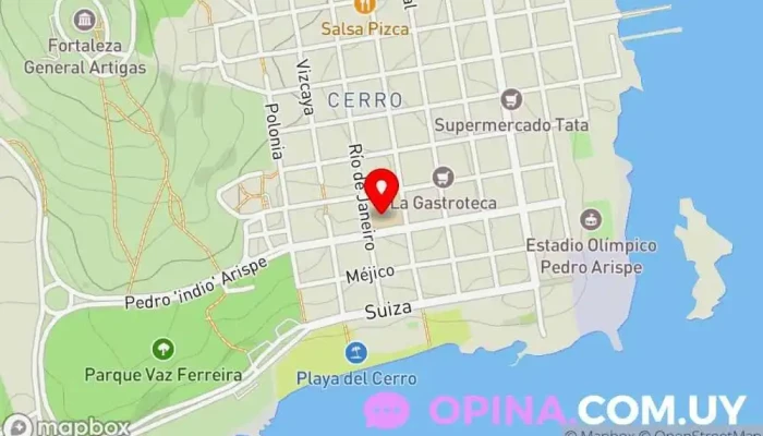 mapa de Colegio Santa Clara Educación en Montevideo