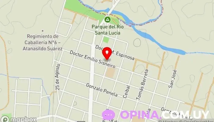 mapa de Colegio Santa Margarita Escuela en San Ramón