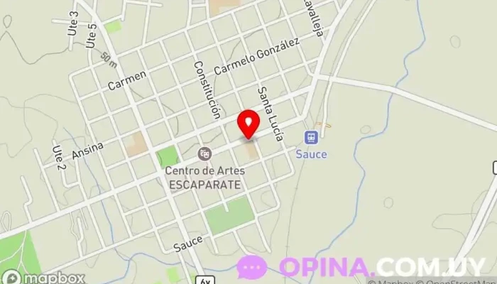 mapa de Colegio y Liceo Nuestra Señora del Perpetuo Socorro Escuela en Sauce