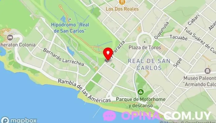 mapa de Colony Village Complejo de apartamentos en Col. del Sacramento